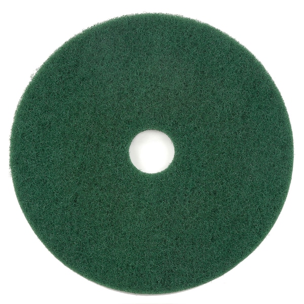 Global Industrial 17 Green Scrubbing Pad, 5PK 261164GN - main